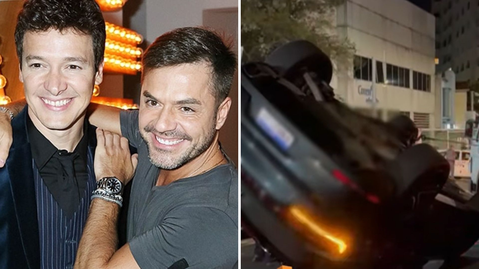Irmão de Rodrigo Faro sofre acidente e capota carro em SP: “Na hora”