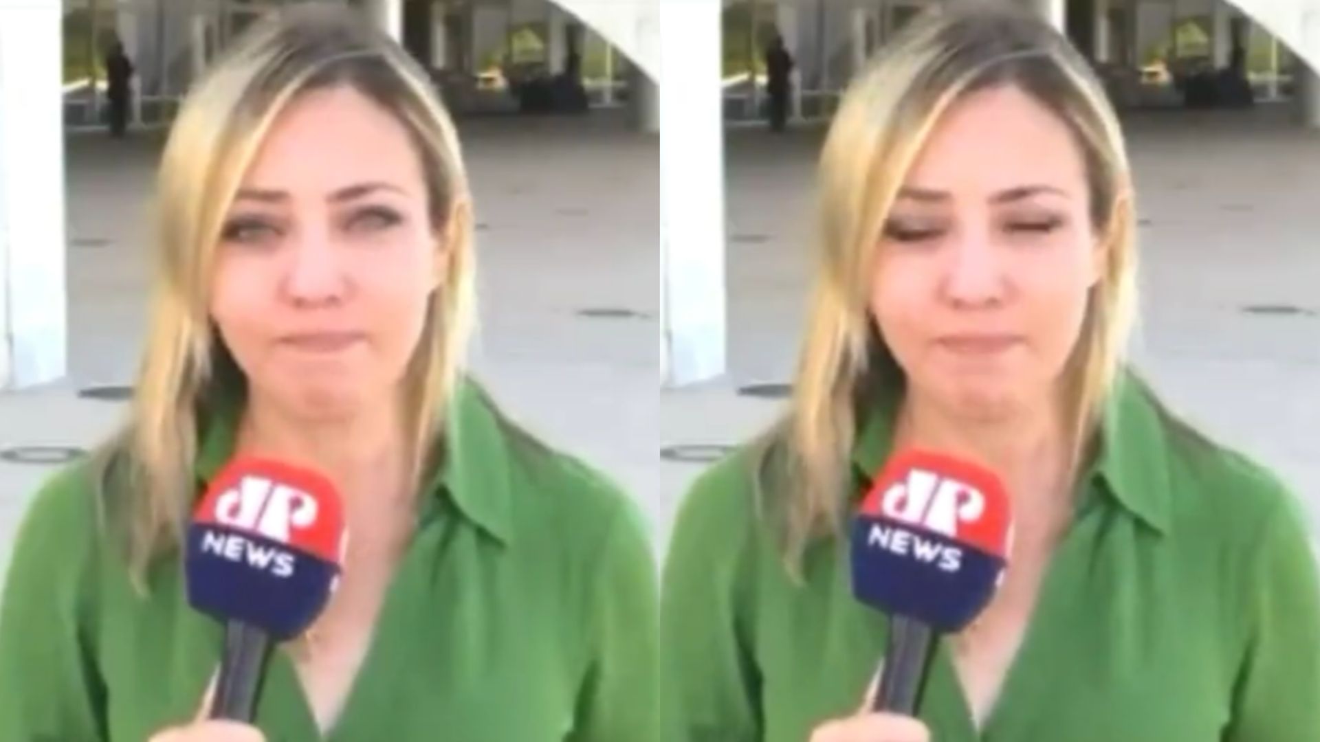 Acusada de chorar por Bolsonaro, repórter da Jovem Pan se pronuncia: “Muita dor”