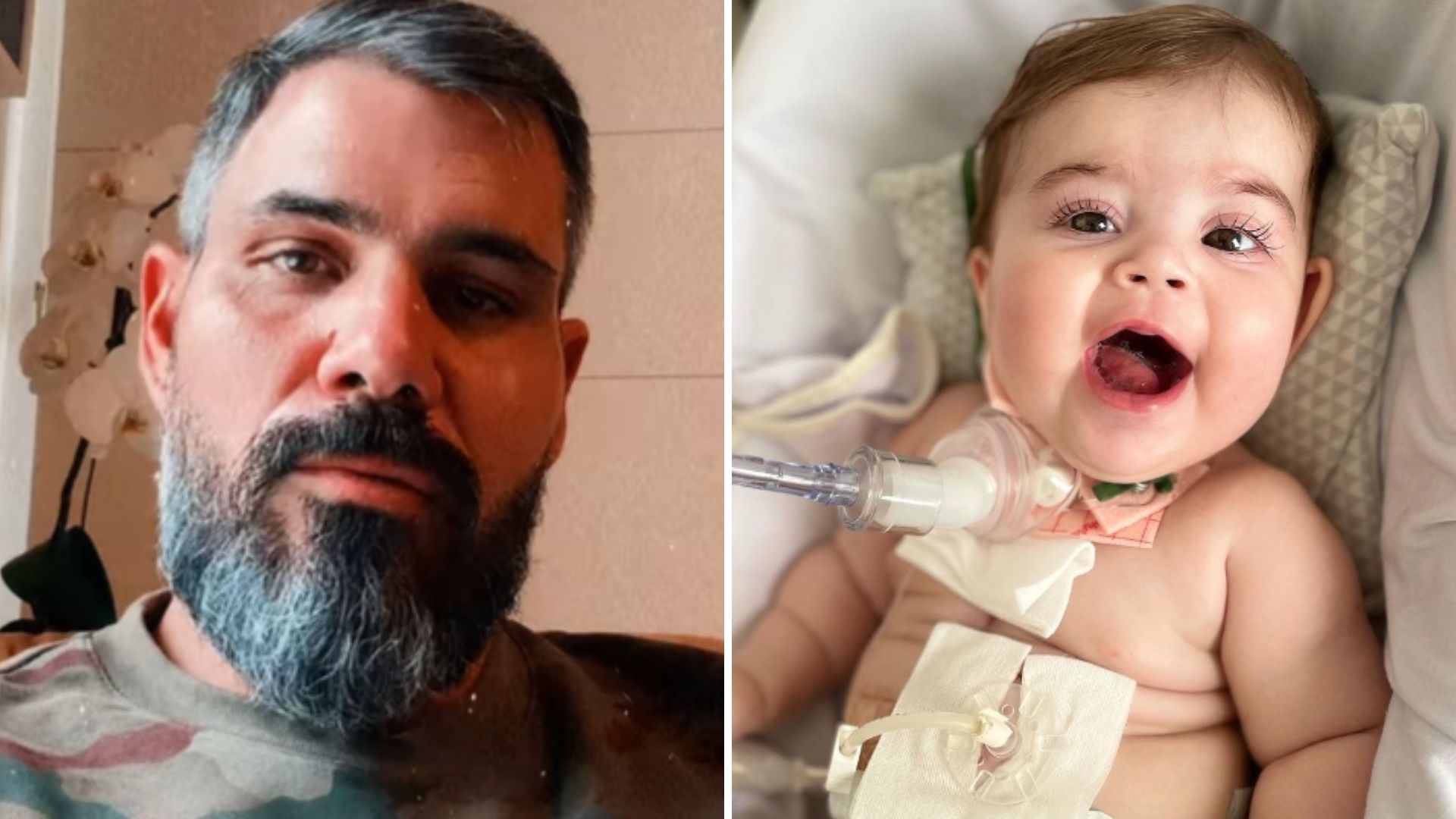 Juliano Cazarré emociona fãs ao apostar na cura da filha: “Não é fácil”
