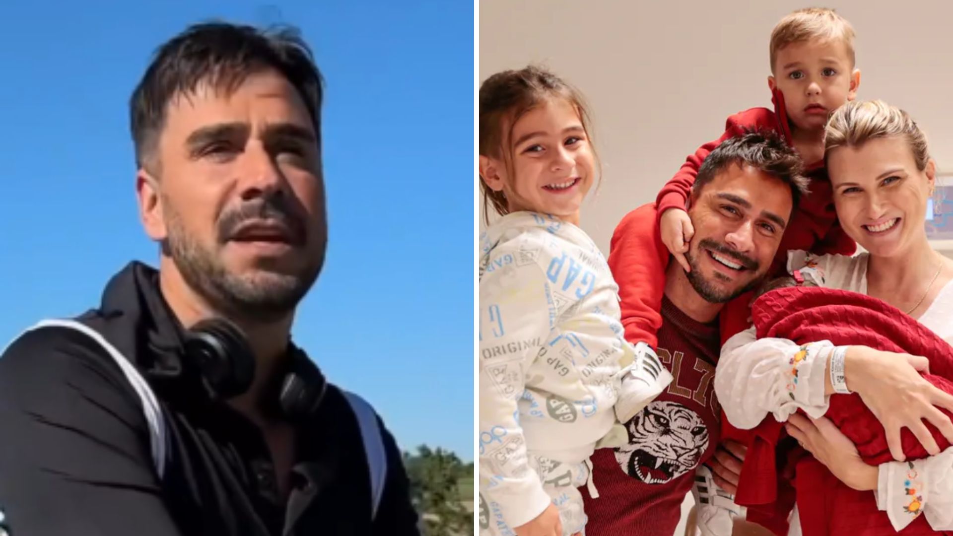 Julio Rocha revela proibição para mostrar o rosto da filha: “Conflito familiar”