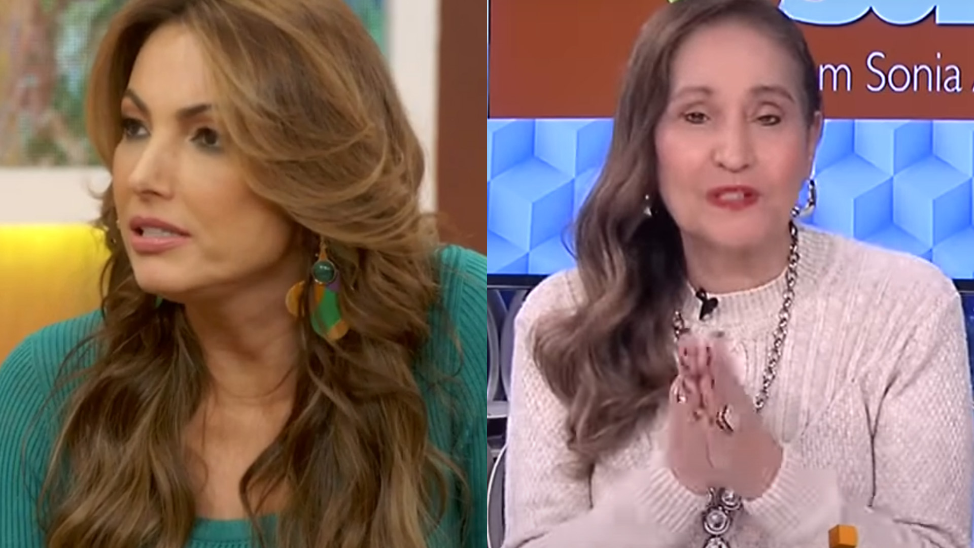 Justiça coloca Patrícia Poeta e Sonia Abrão cara-a-cara pela primeira vez