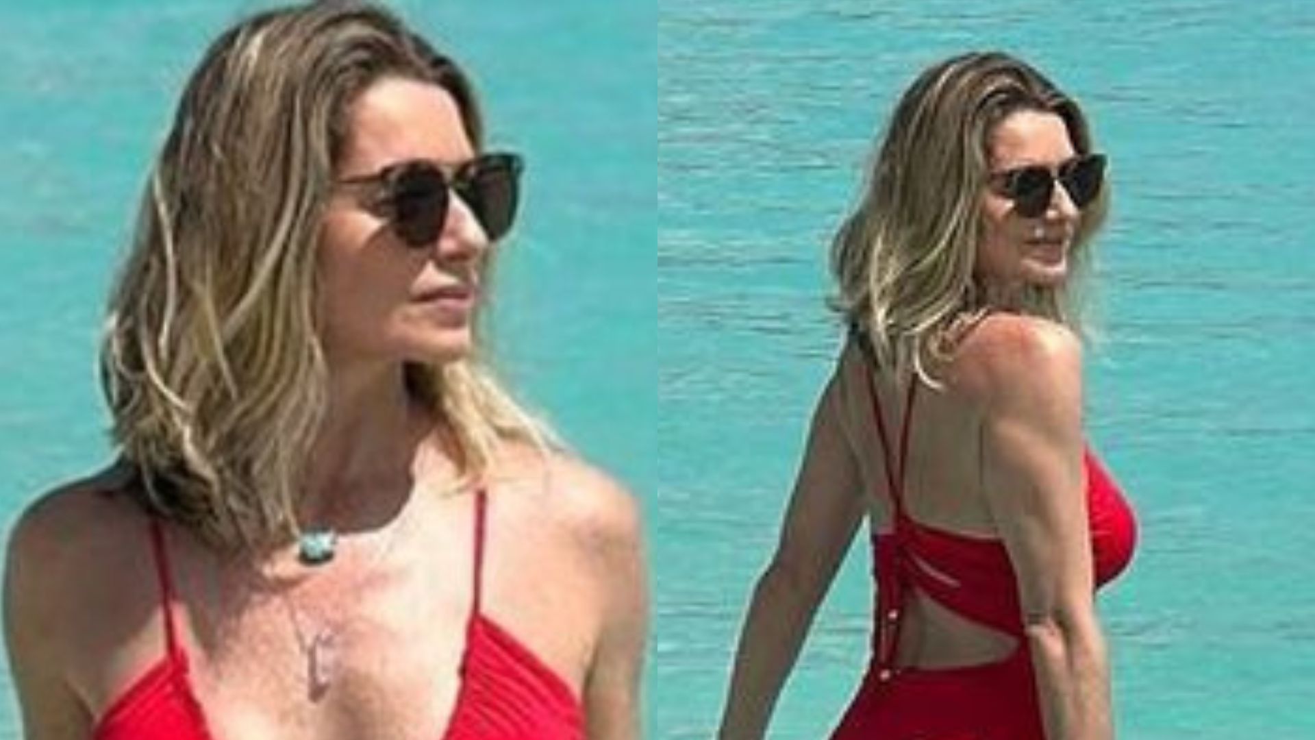 Aos 49 anos, Letícia Spiller causa tumulto com decotão ousado nas Maldivas: “Gostosa”