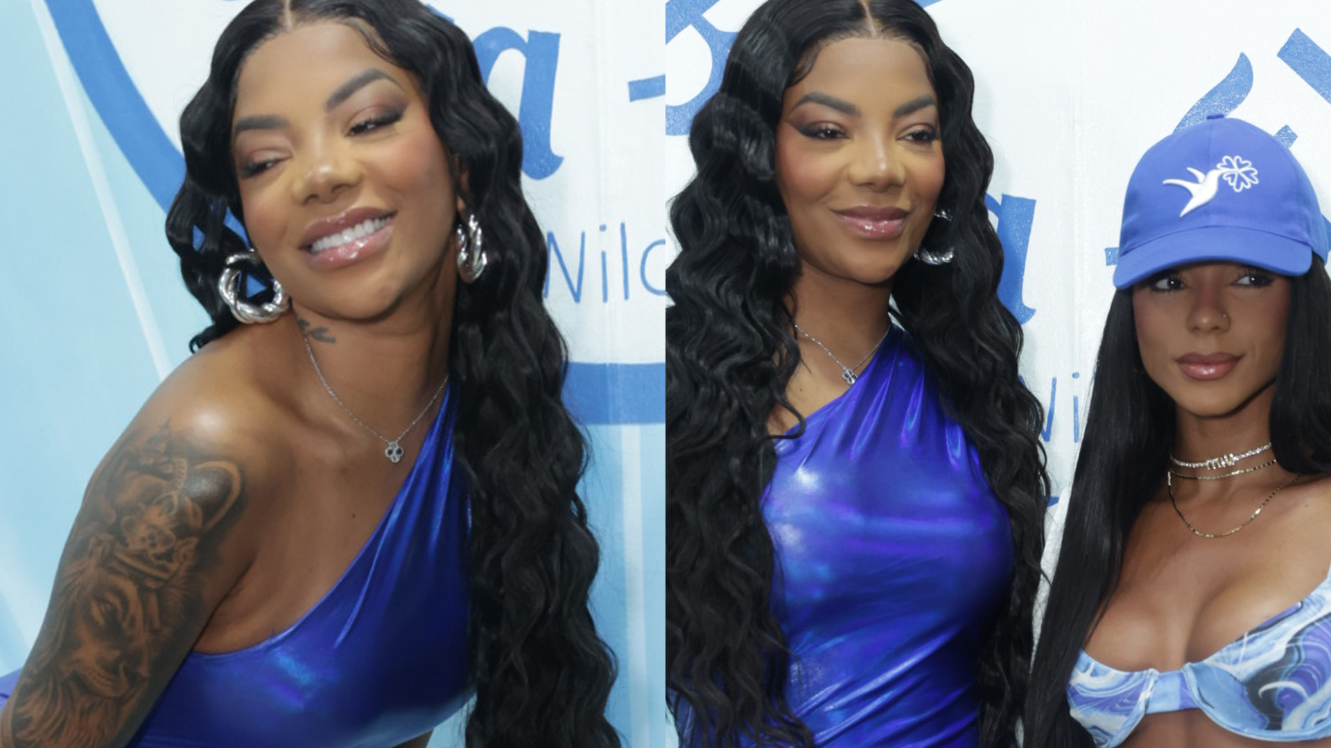 Ludmilla desenha curvas do corpão com look colado em feijoada da Beija-Flor