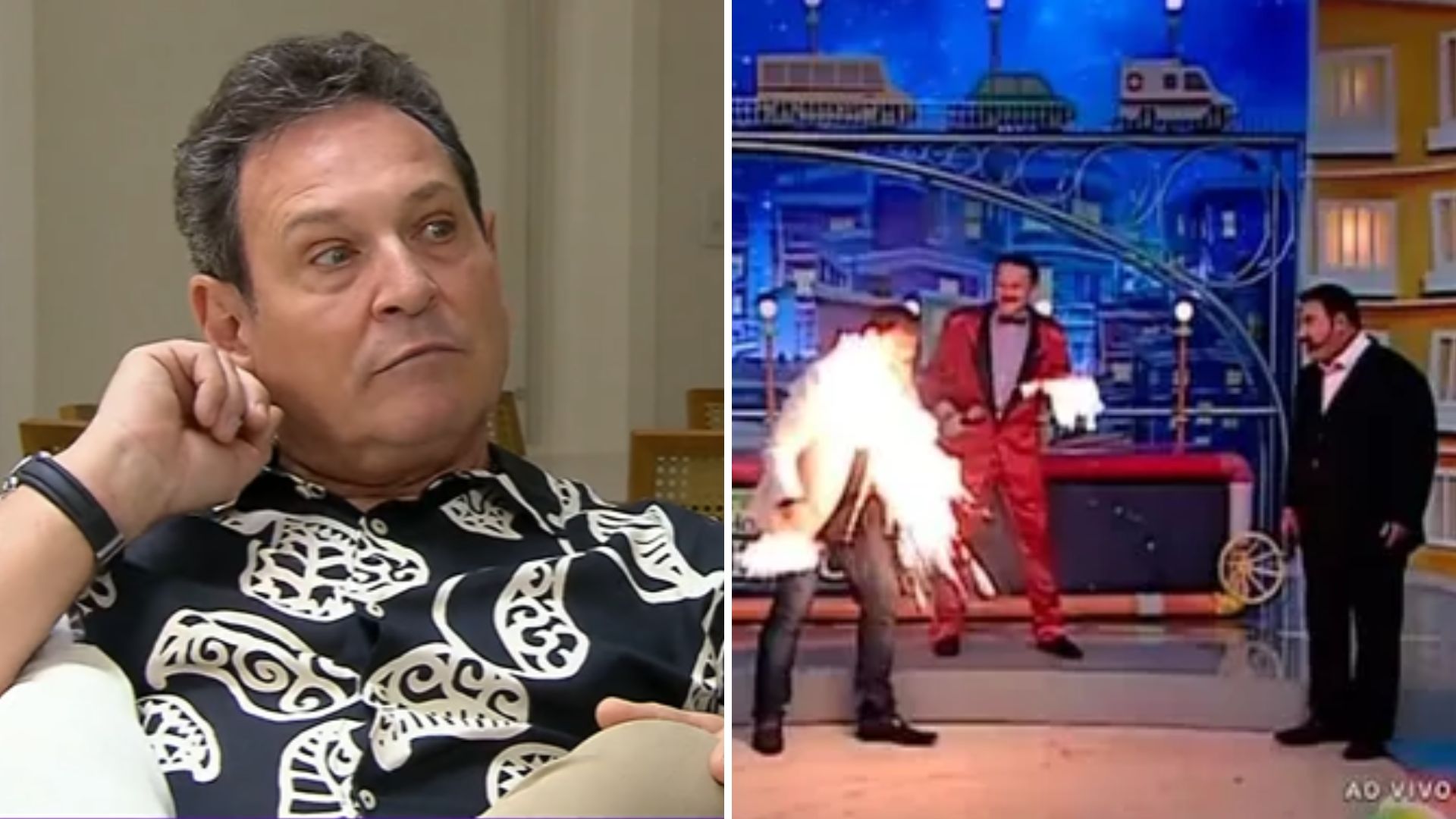Luis Ricardo relembra acidente grave com fogo no SBT: “Deformado”