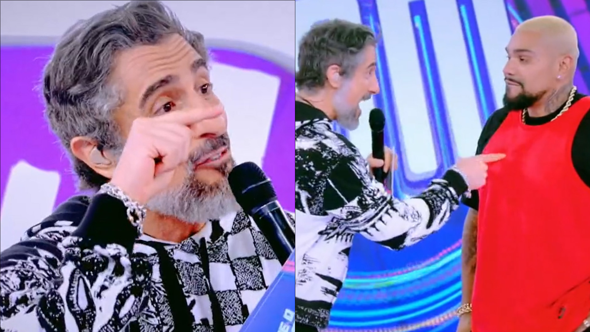 Pegou mal! Marcos Mion homenageia Naldo no ‘Caldeirão’ e causa polêmica: “Coisa ridícula”