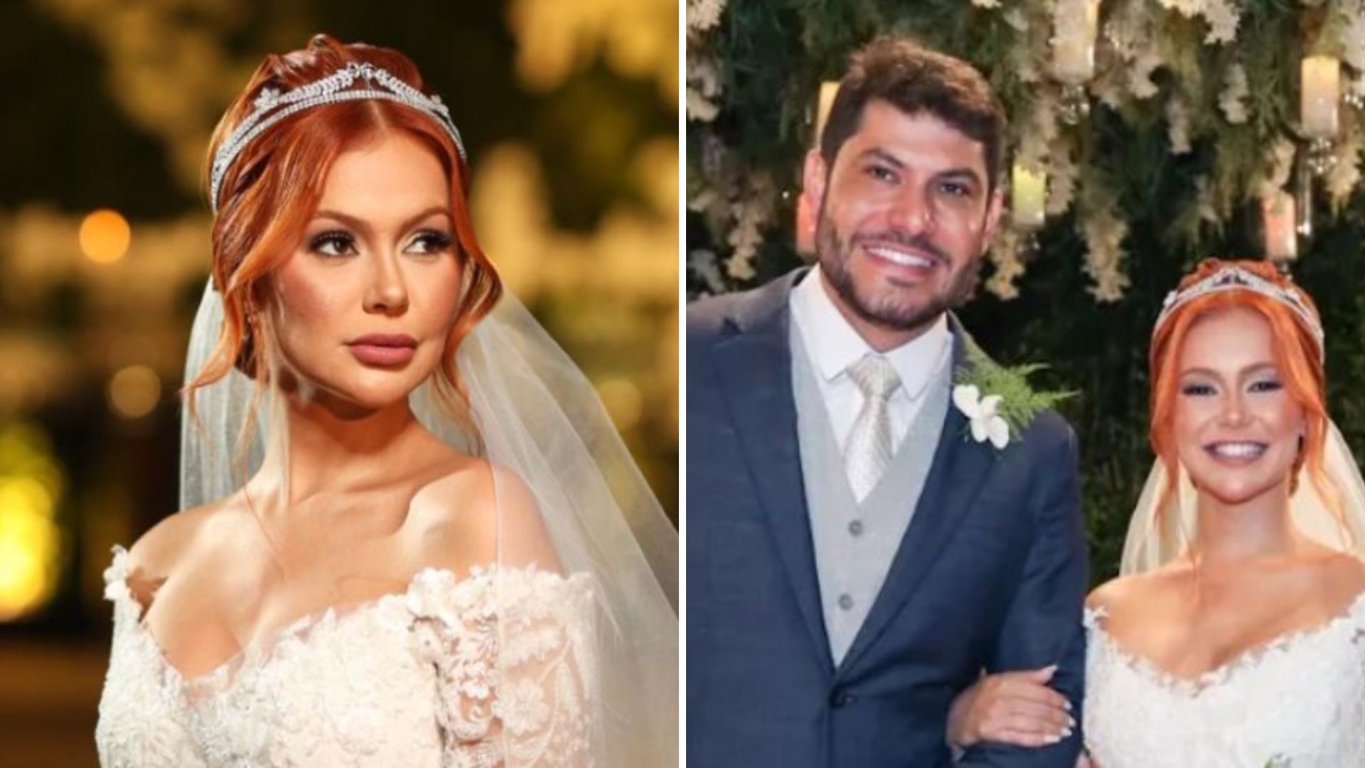 Cristais, renda e muito luxo: os detalhes do vestido de R$ 200 mil de Mirela Janis