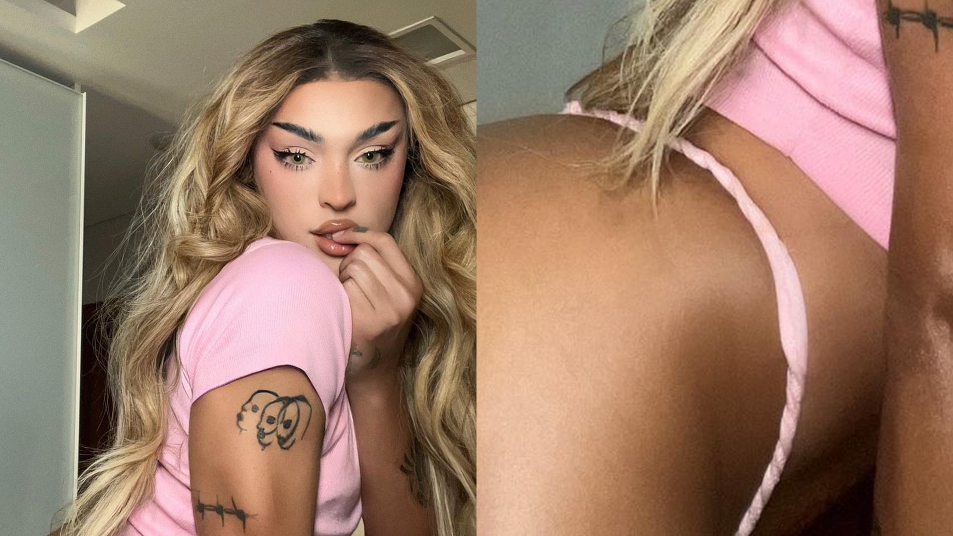 Pabllo Vittar empina o bumbum com fio-dental atolado e deixa fãs babando: “Gostosa”