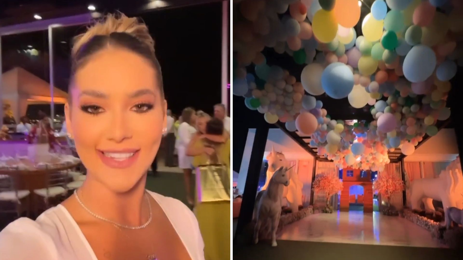 Pode isso? Virginia Fonseca mostra detalhes extravagantes de festão da filha: “Unicórnio gigante”