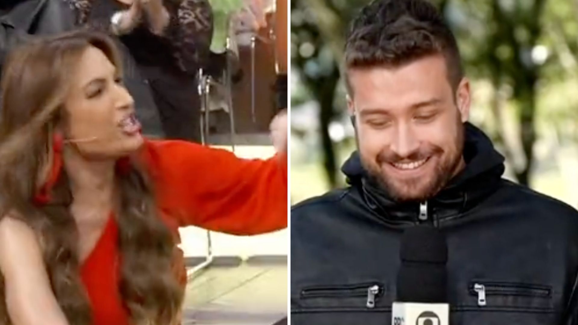 Patrícia Poeta perde a linha e dá em cima de repórter ao vivo: “Galã de novela”