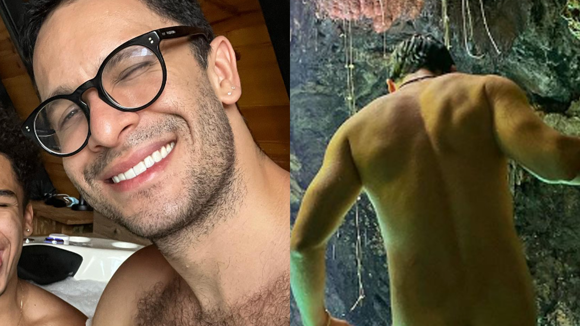 Deu vergonha? Rainer Cadete aparece peladão nas redes sociais e filho reage: “Pai!”