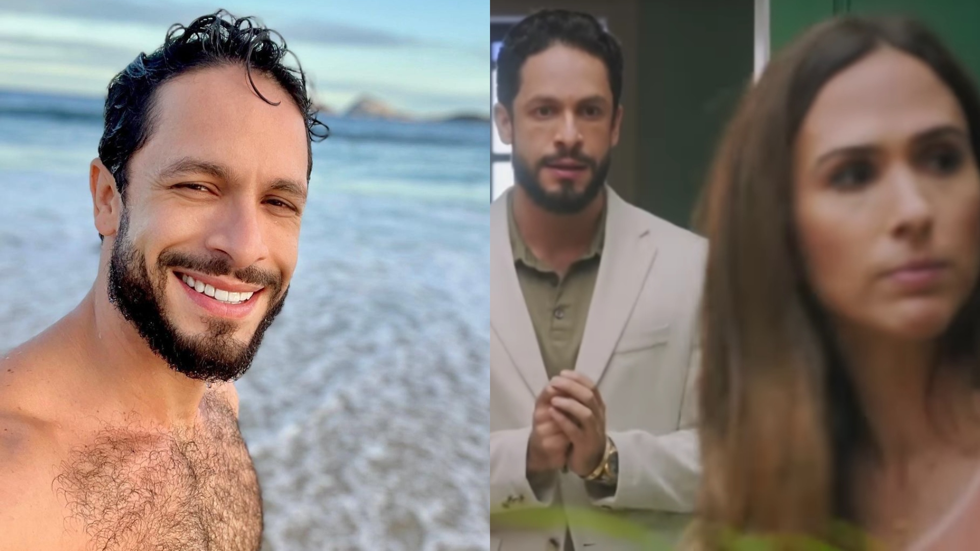 Rainer Cadete, o Luigi de ‘Terra e Paixão’ elogia relação com Tata Werneck: “Levar para vida”