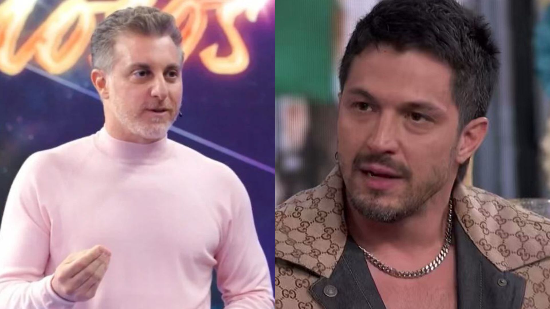 Luciano Huck expõe passado de Rômulo Estrela e constrange ator: “A gente descobriu”