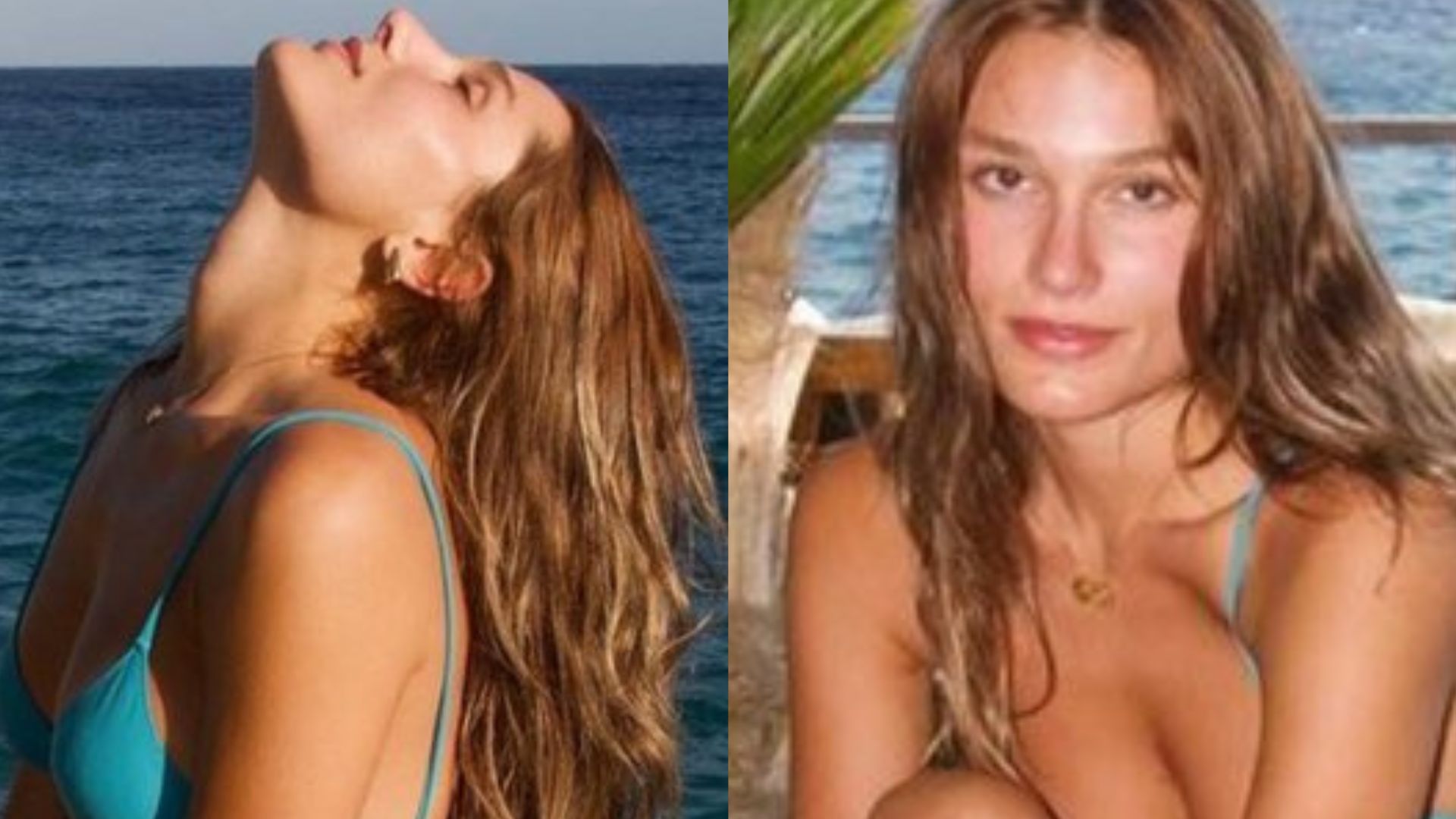 No Caribe, Sasha Meneghel posa de biquíni fininho e corpão impressiona: “Gatona”