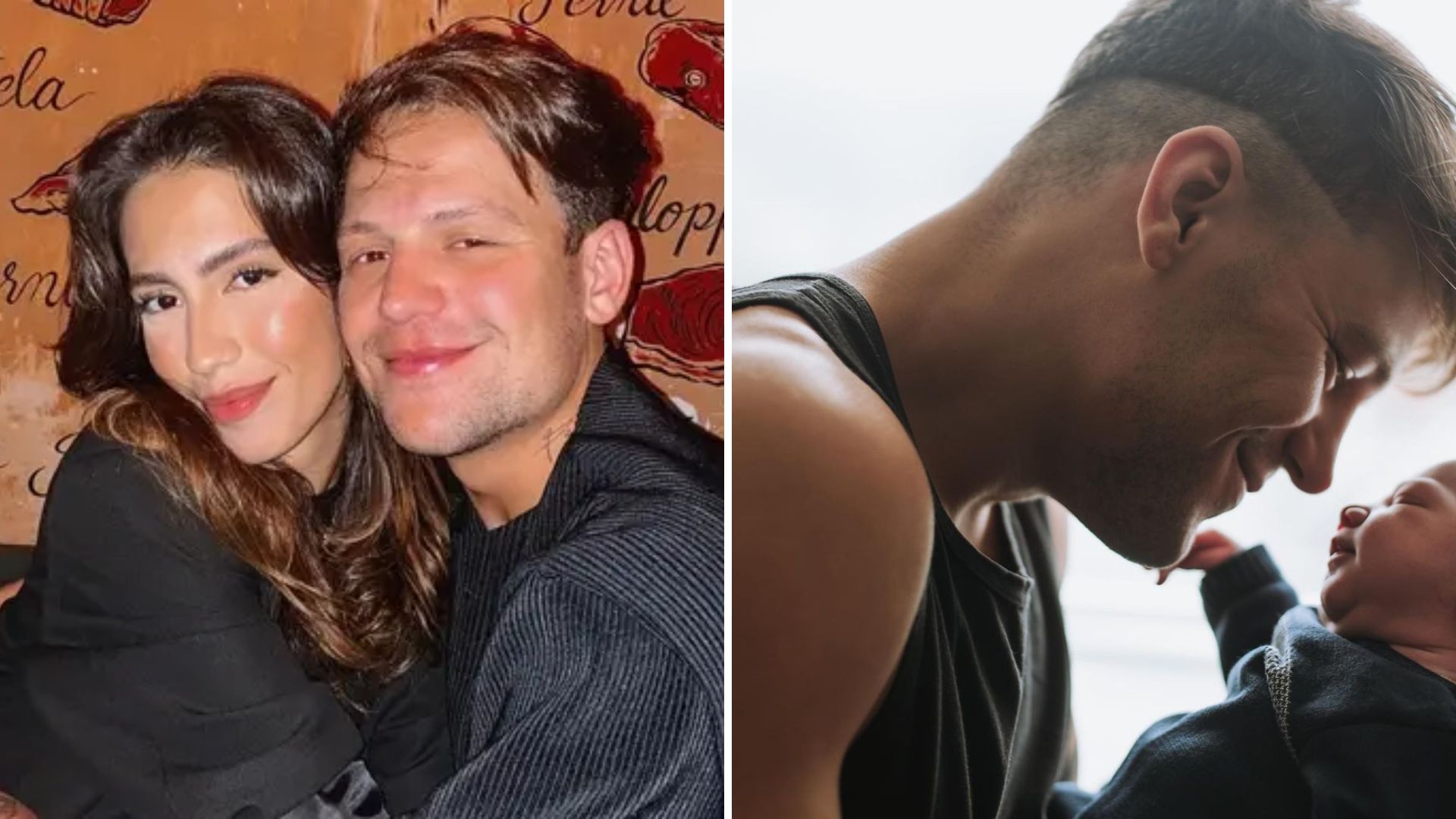 Separados, Saulo Poncio conhece terceiro filho com Gabi Brandt: “Como te esperei”