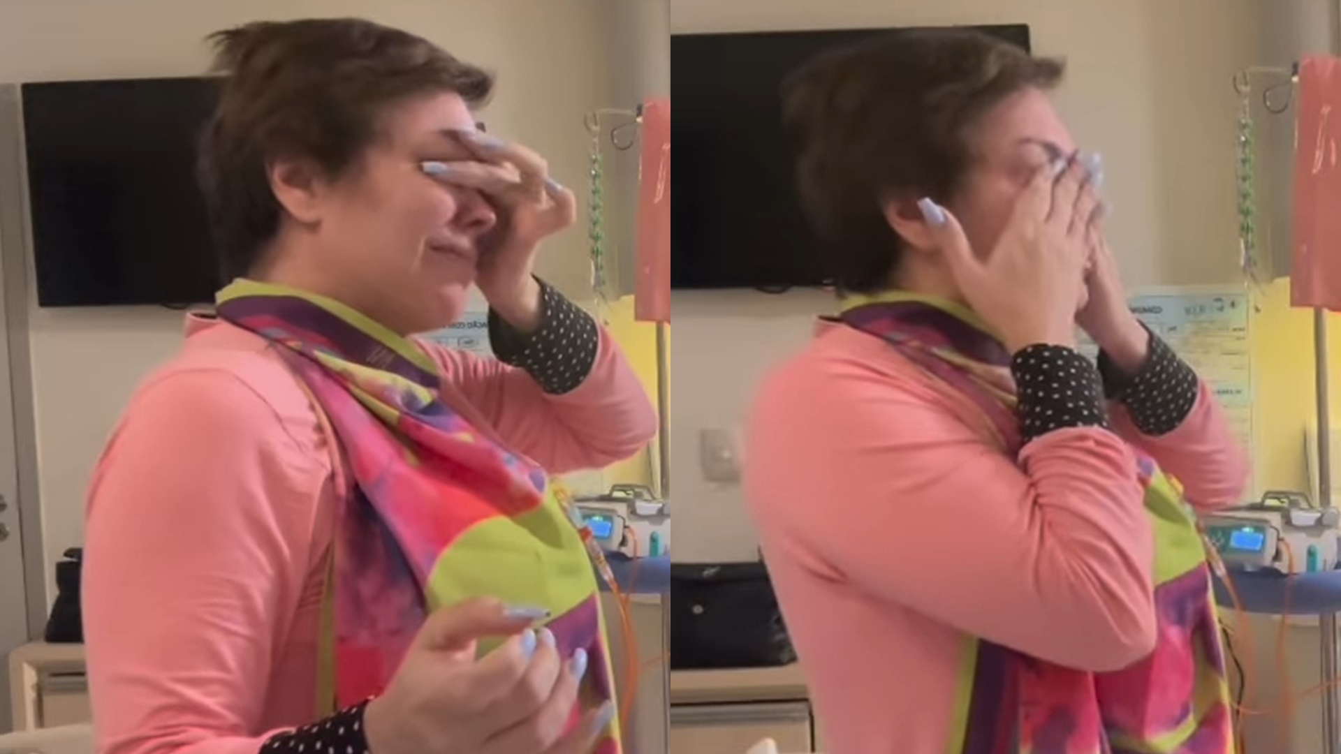Simony cai no choro em tratamento contra câncer no intestino: “Não sou forte”