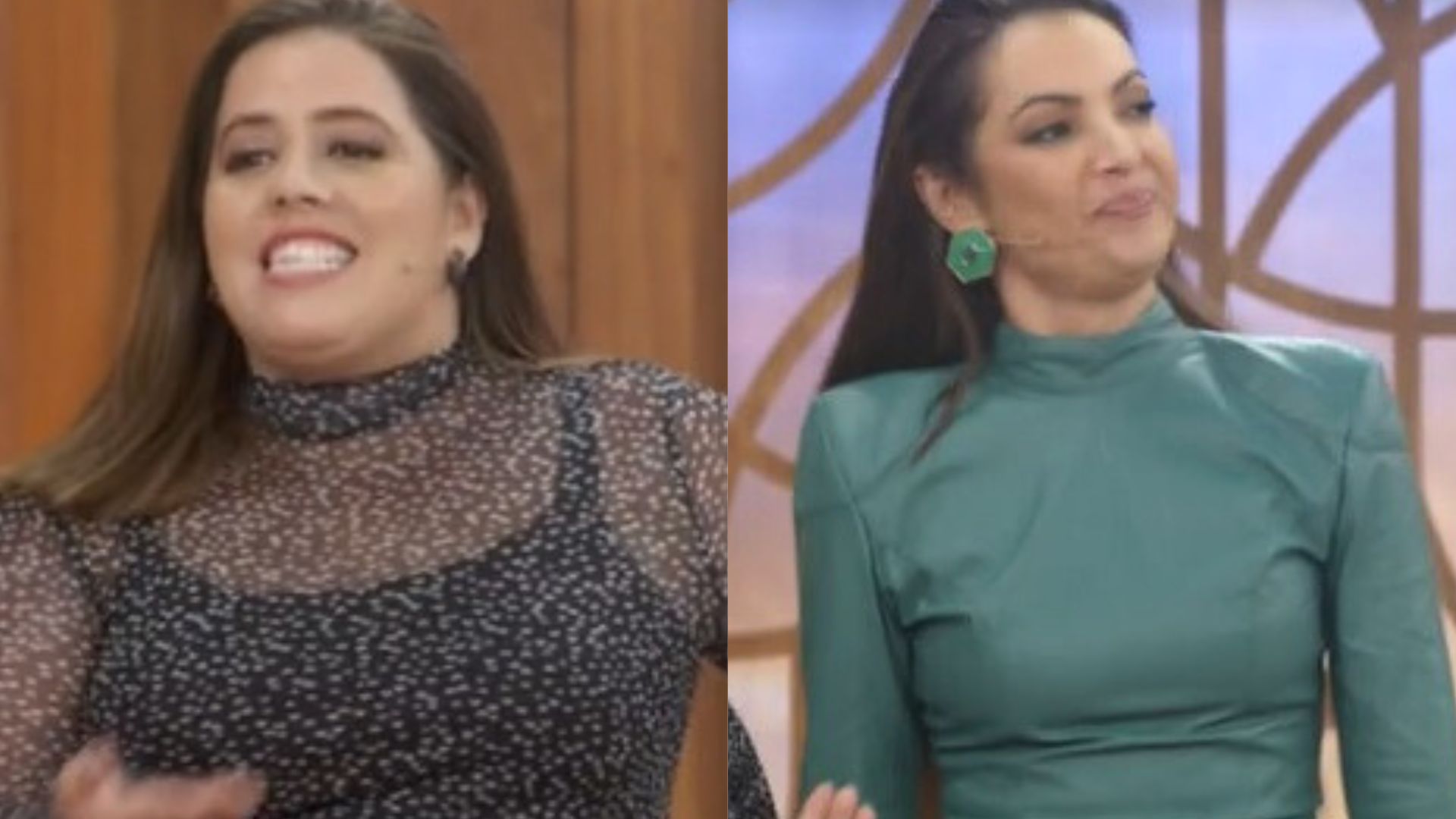 Tati Machado faz piada com visual de Patrícia Poeta no ‘Encontro’: “Essas ombreiras”