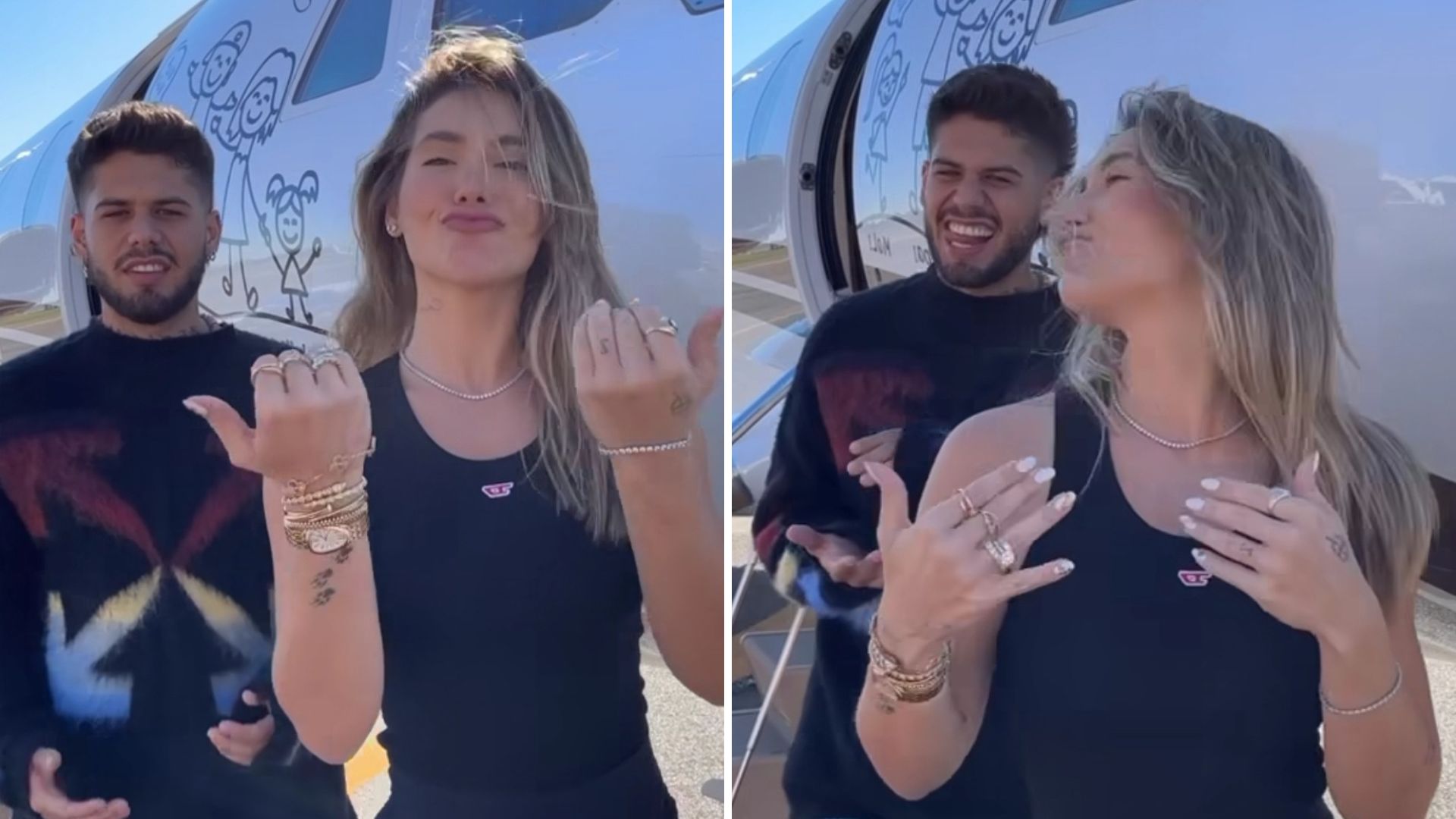 Virginia e Zé Felipe dançam e fãs mostram insatisfação: “Pelo amor de Deus”