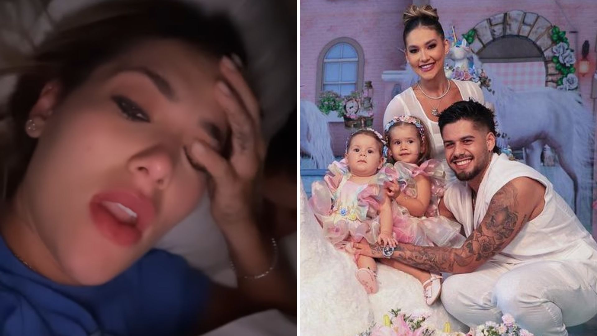 Virgínia Fonseca amanhece acabada após festão polêmico da filha: “Tô mal”