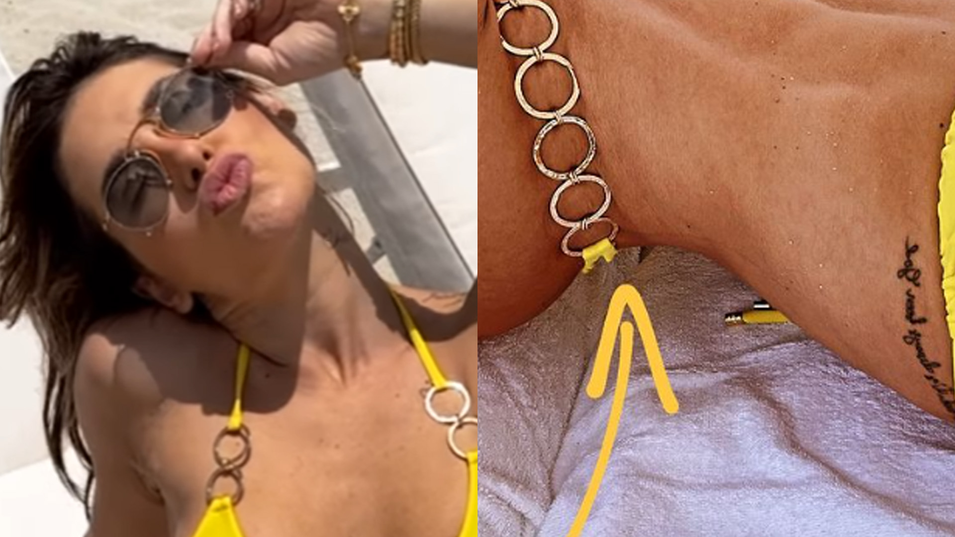 Virginia Fonseca fica com virilha à mostra em Miami: “Errei no biquíni”