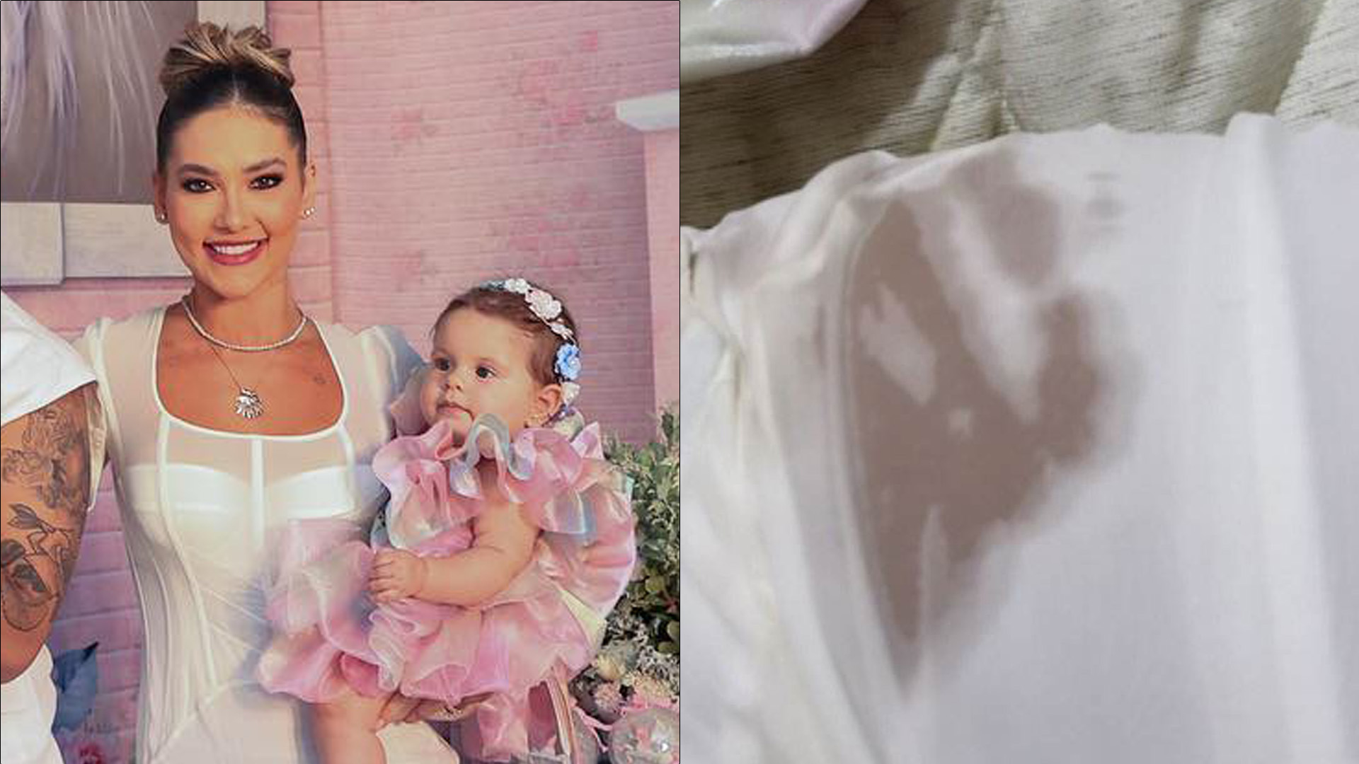 Virginia Fonseca tem vestido luxuoso destruído na festa da filha: “Mijou em mim”
