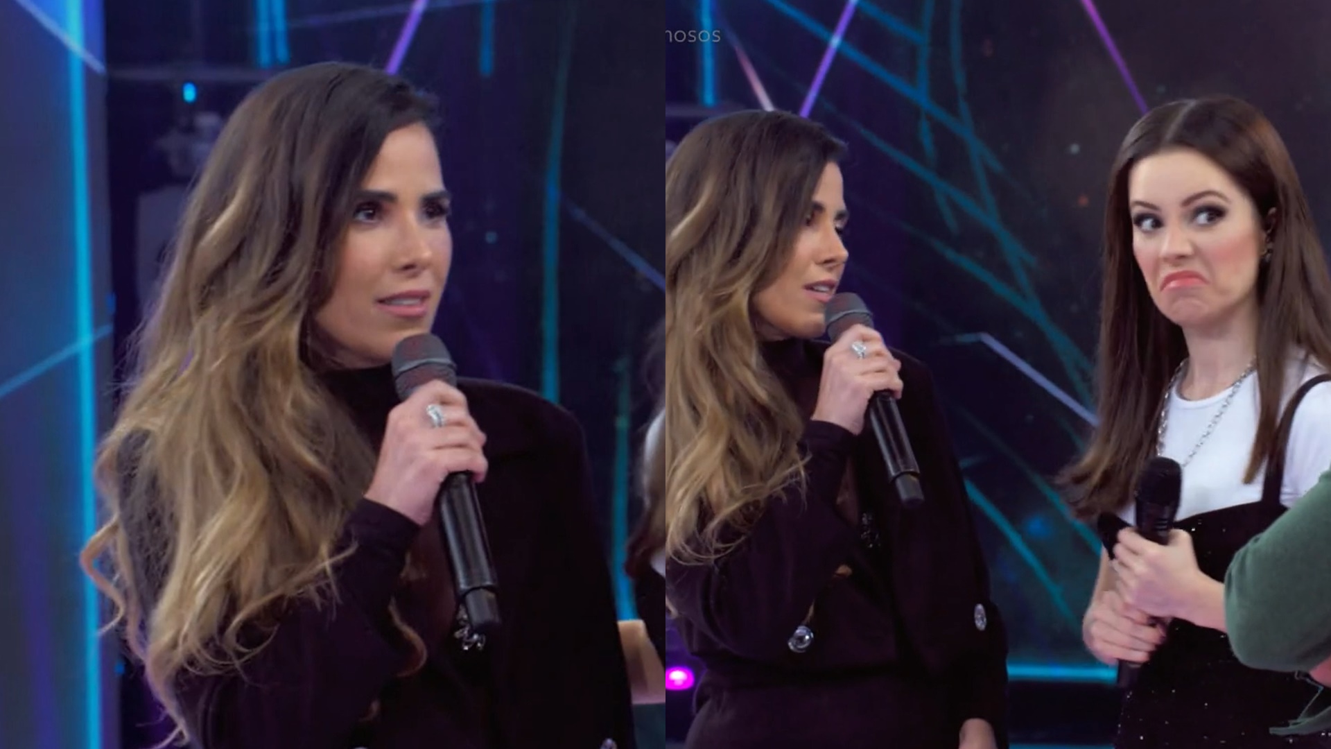 Wanessa Camargo desmente Sandy no Domingão e deixa cantora sem graça: “Tão ruim”