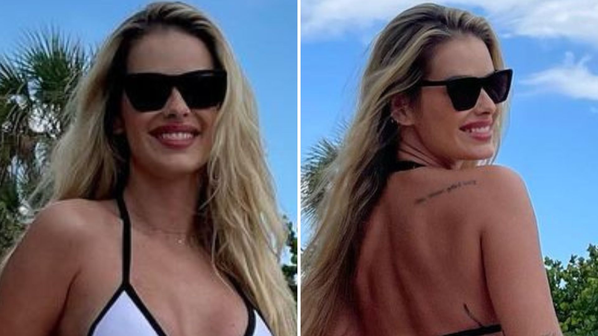 Yasmin Brunet desafia biquíni com decote apertadíssimo e cinturinha causa choque: “Um sonho”