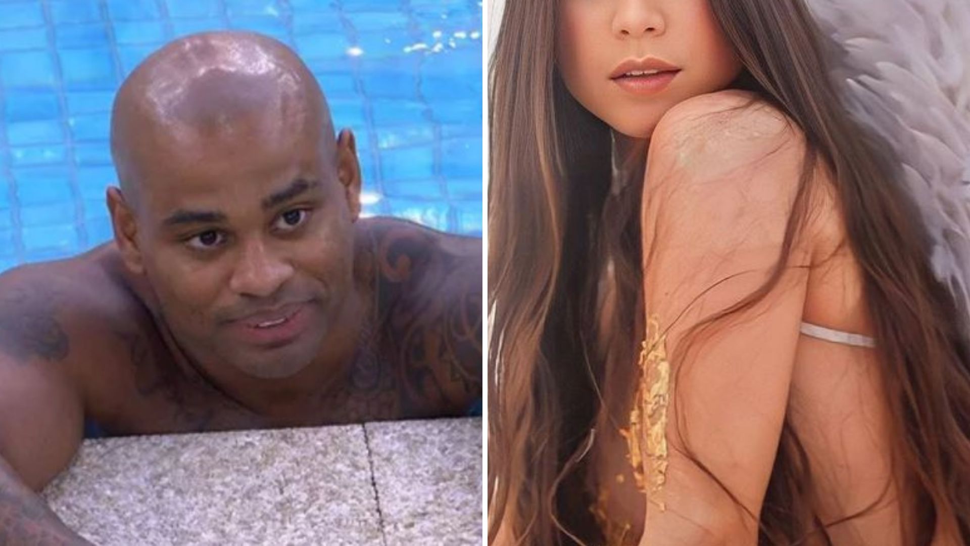 Seminua, affair de Cezar Black dá abaixadinha picante e fãs invejam: “Que sorte”