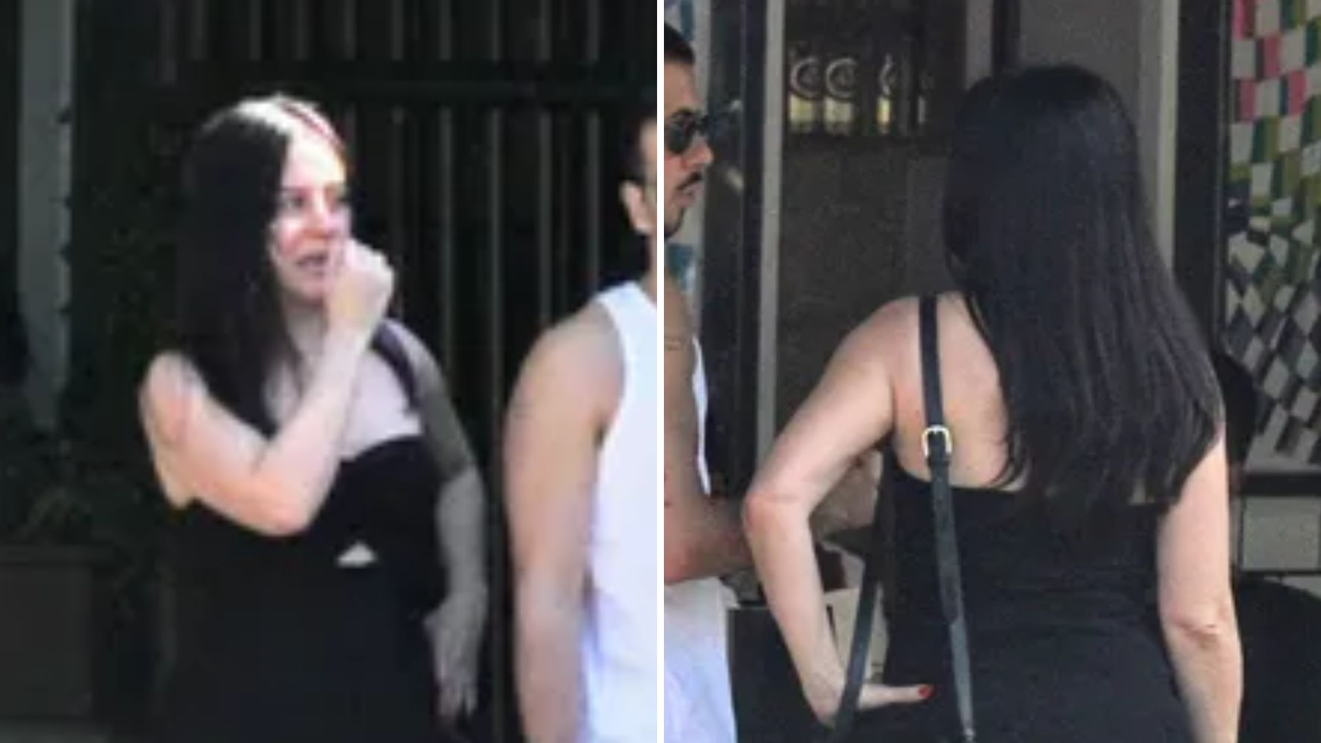 Alessandra Negrini esbanja elegância em almoço com o filho, Antonio Benício, no Rio