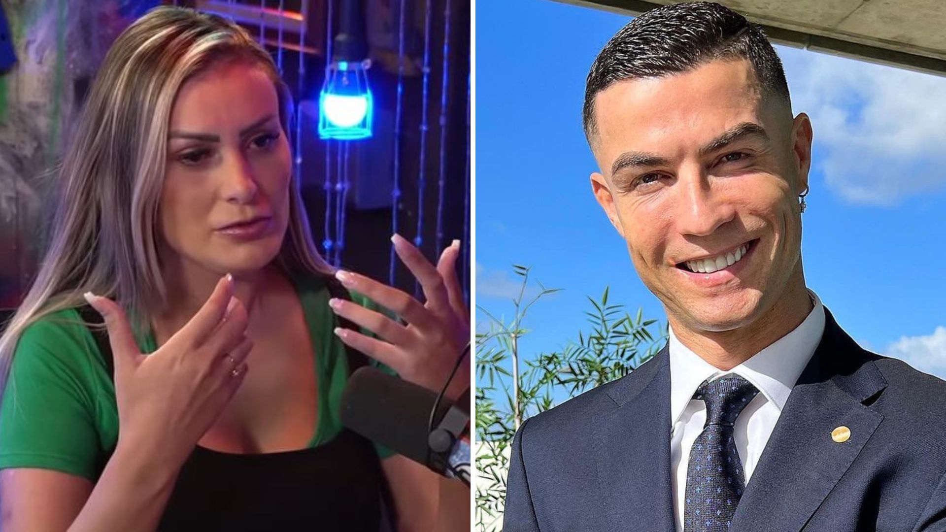 Andressa Urach relembra podres durante affair com Cristiano Ronaldo: “Ele tinha noiva”