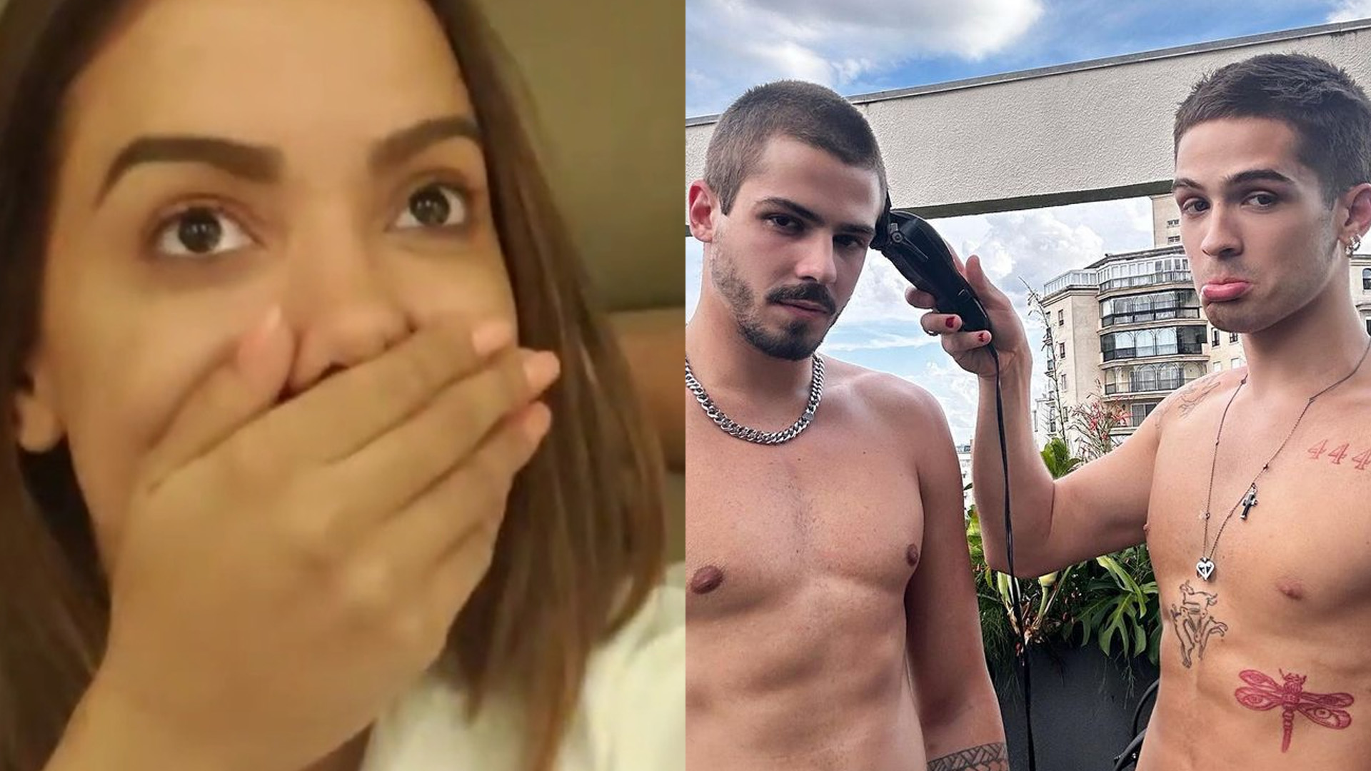 Anitta deixa comentário picante ao ver João Guilherme com ex-namorado: “Puxado”