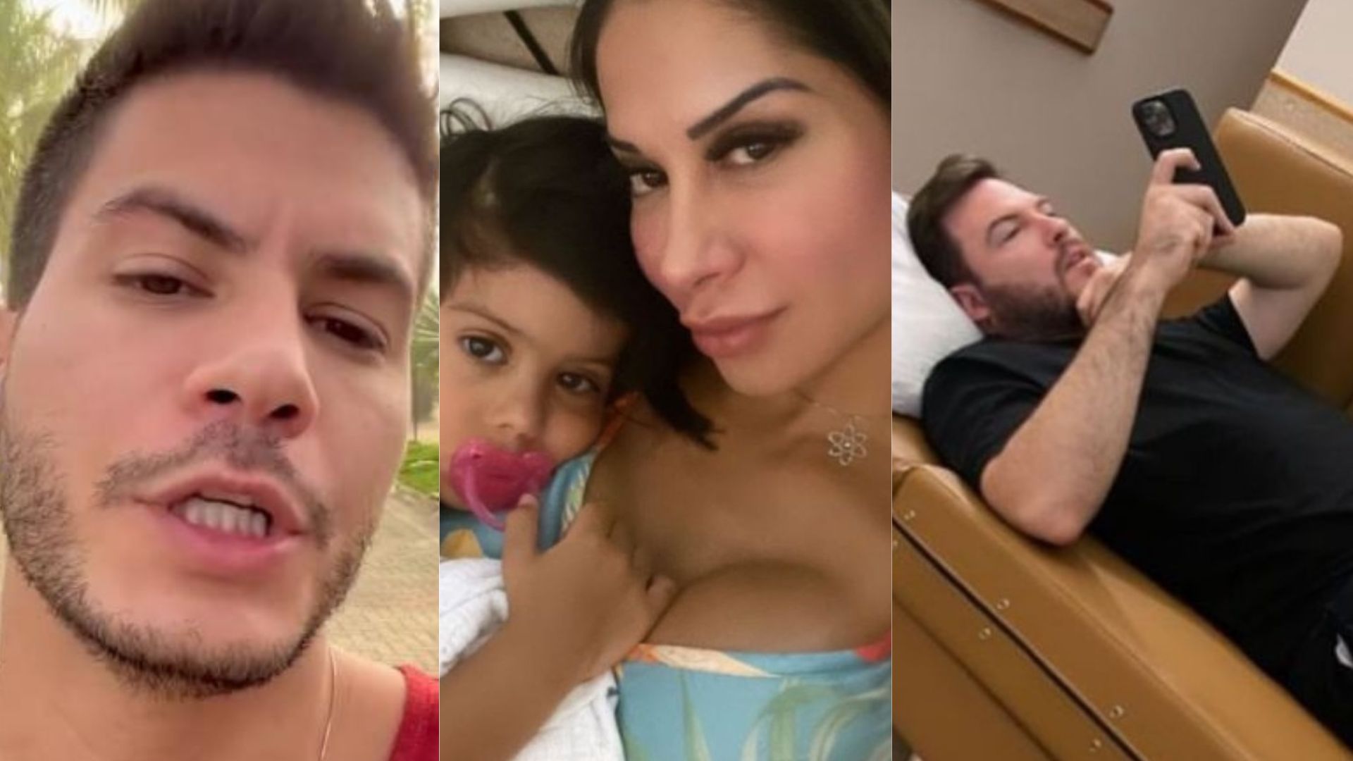 Arthur Aguiar descobre internação da filha na web e reage: “Tenho que saber”