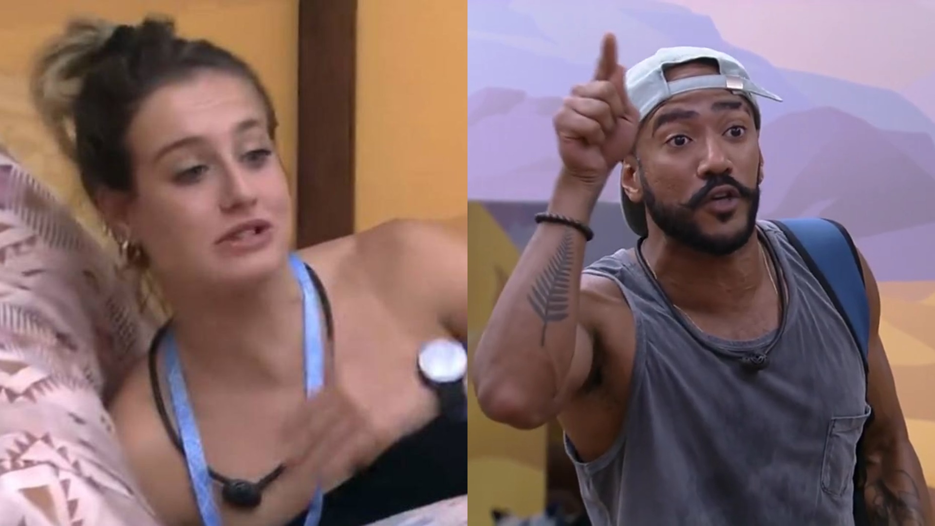 BBB23: Bruna desdenha de Ricardo e diz que brother se vitimiza: “Ele mente”