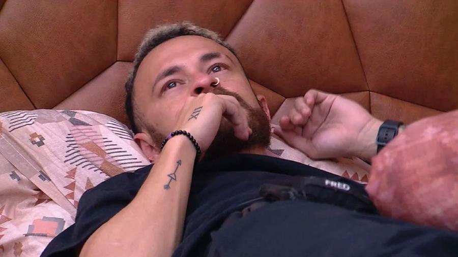 BBB23: Emparedado, Fred cai no choro ao fazer desabafo: “Cheguei no meu limite”