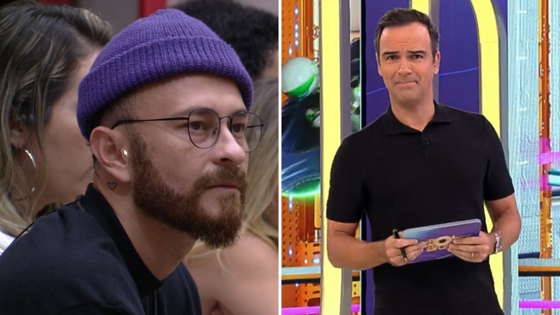 BBB23: Fred leva esporro de Tadeu Schmidt por fugir da Discórdia: “Precisa dizer”