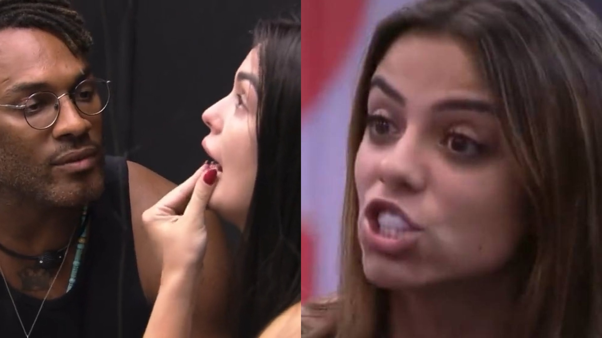 BBB23: Fred Nicácio aconselha Larissa após barraco com Key: “Não vai deitar pra ela”