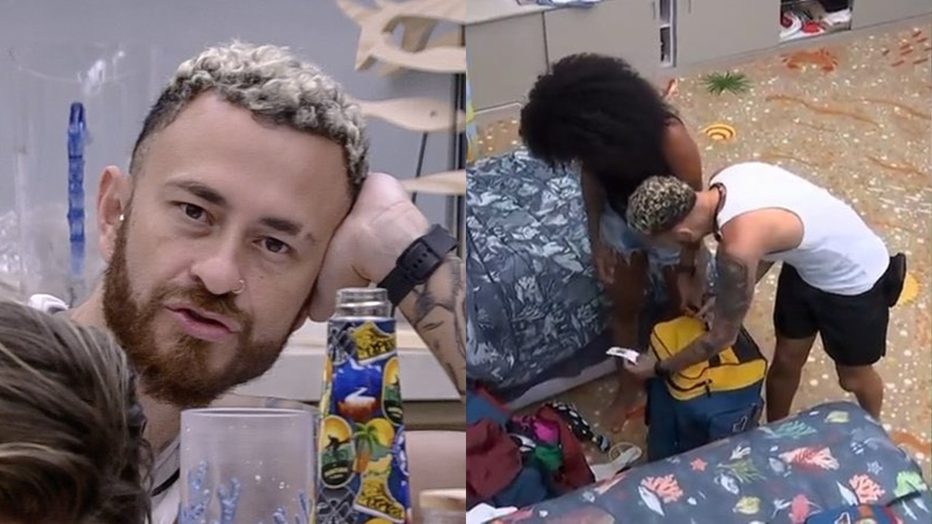 BBB23: Fred debocha ao relembrar invasão em malas de Dania: “Mexemos no bagulho”