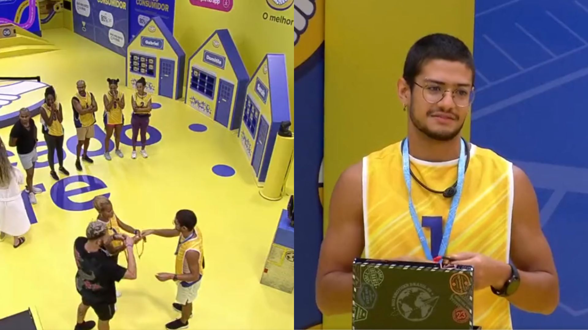 BBB23: Gabriel Santana ganha Prova do Anjo e coloca rivais no Monstro