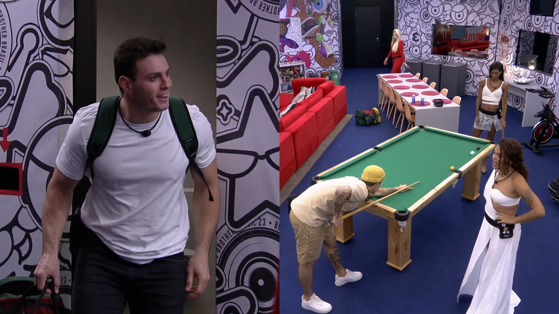 BBB23: Gustavo chega na Casa do Reencontro e alfineta: “Escutei meu nome aí”