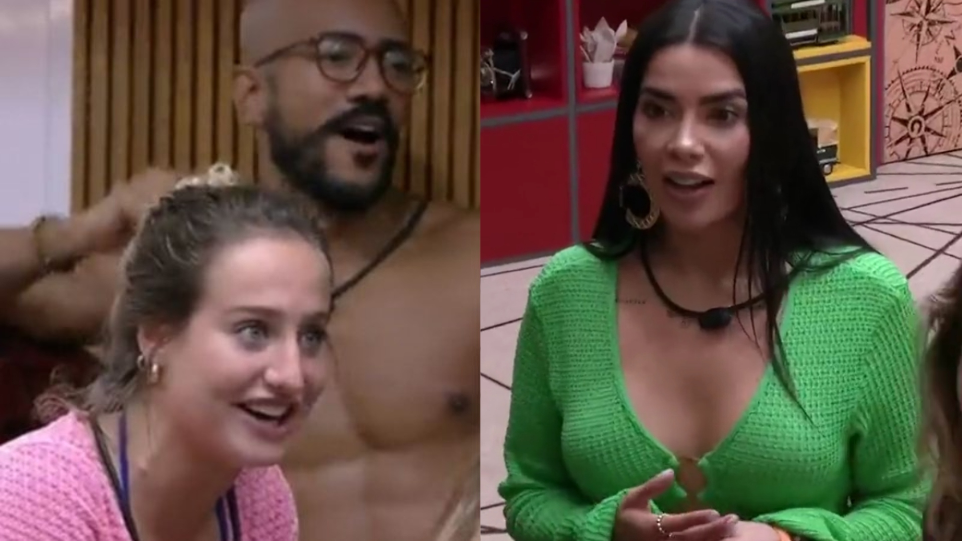 BBB23: Bruna e Amanda expõe falsidade para Dania e Ricardo detona: “Não confia”