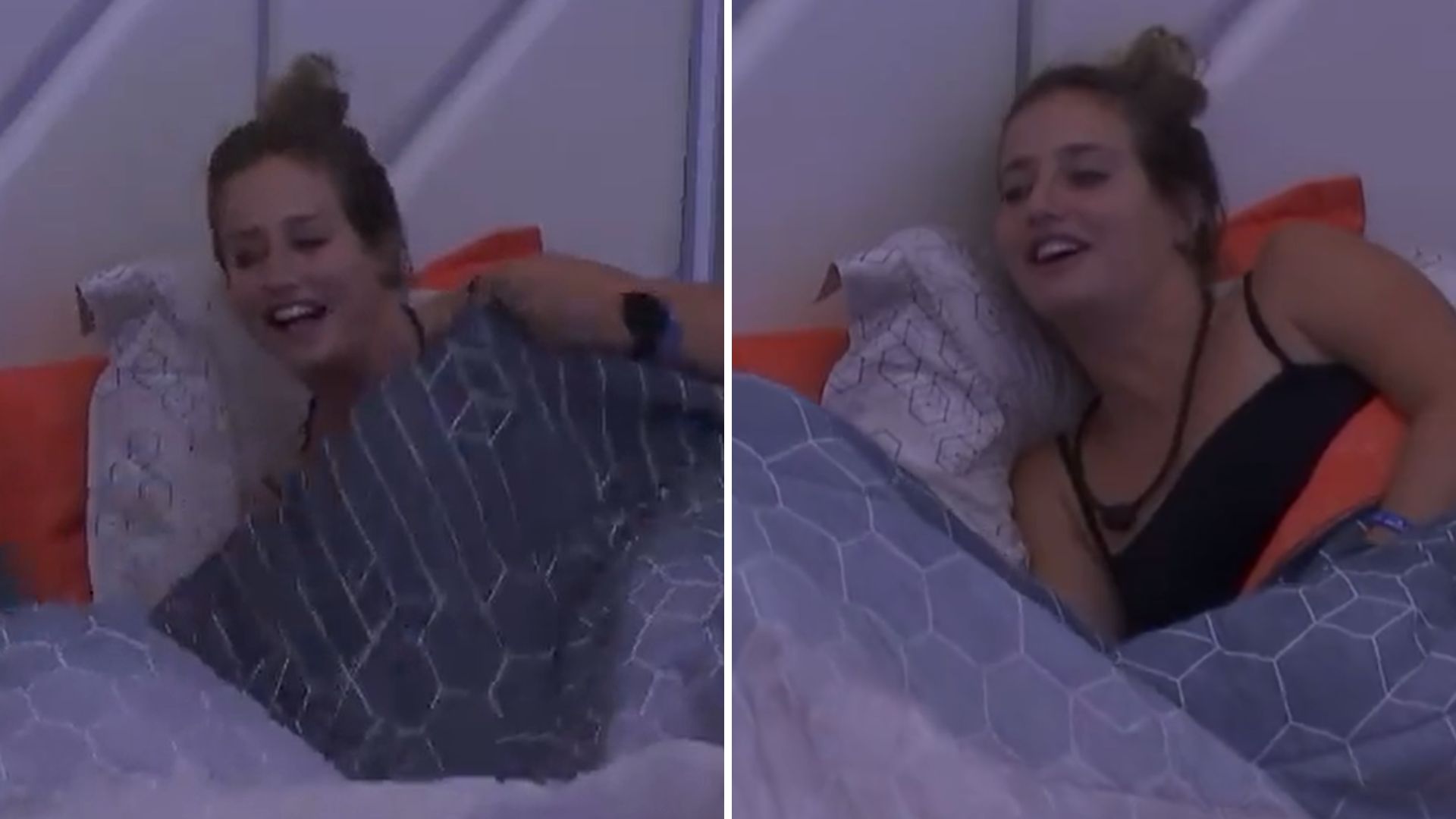 BBB23: Fogo! Bruna seca brother de sunga na piscina: “Olha a benga dele”