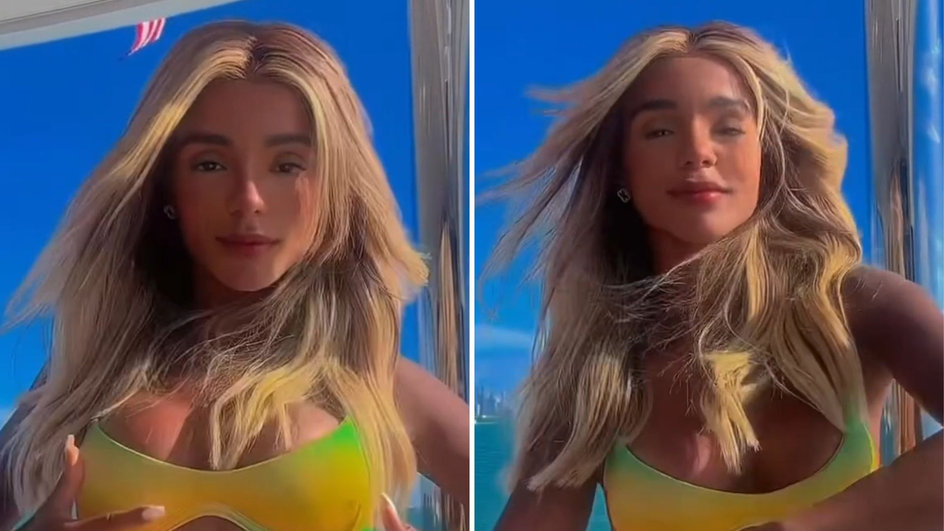 Brunna Gonçalves dança só de biquíni e Ludmilla se impressiona: “Caramba”