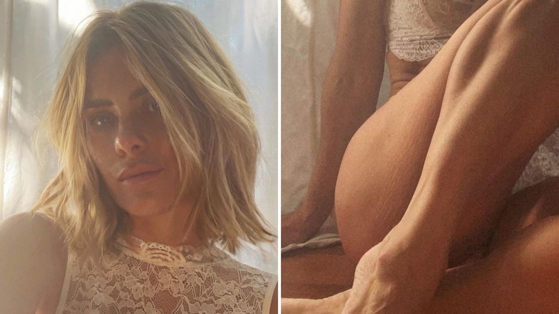 Carolina Dieckmann quase deixa tudo vazar em lingerie rendada: “Um monumento”