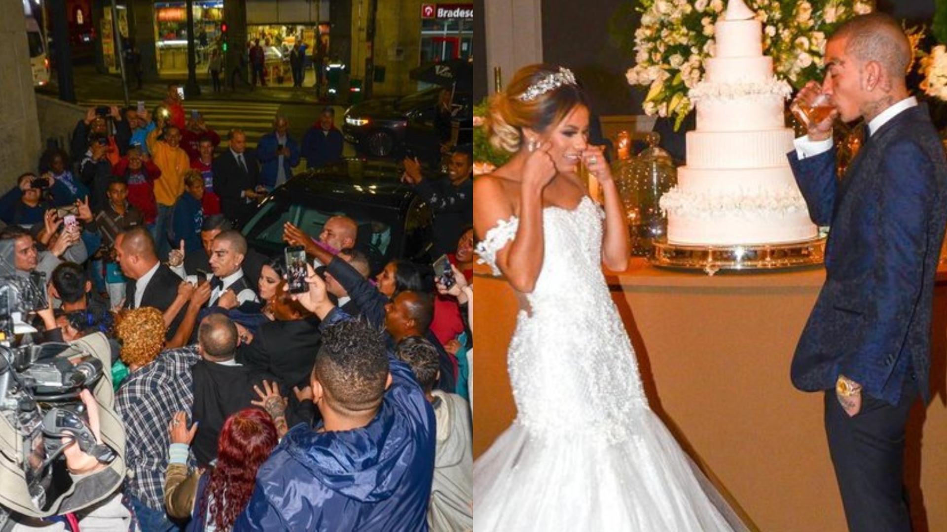 Tumulto, intervenção da polícia e muito luxo: como foi o casamento de Lexa e MC Guimê