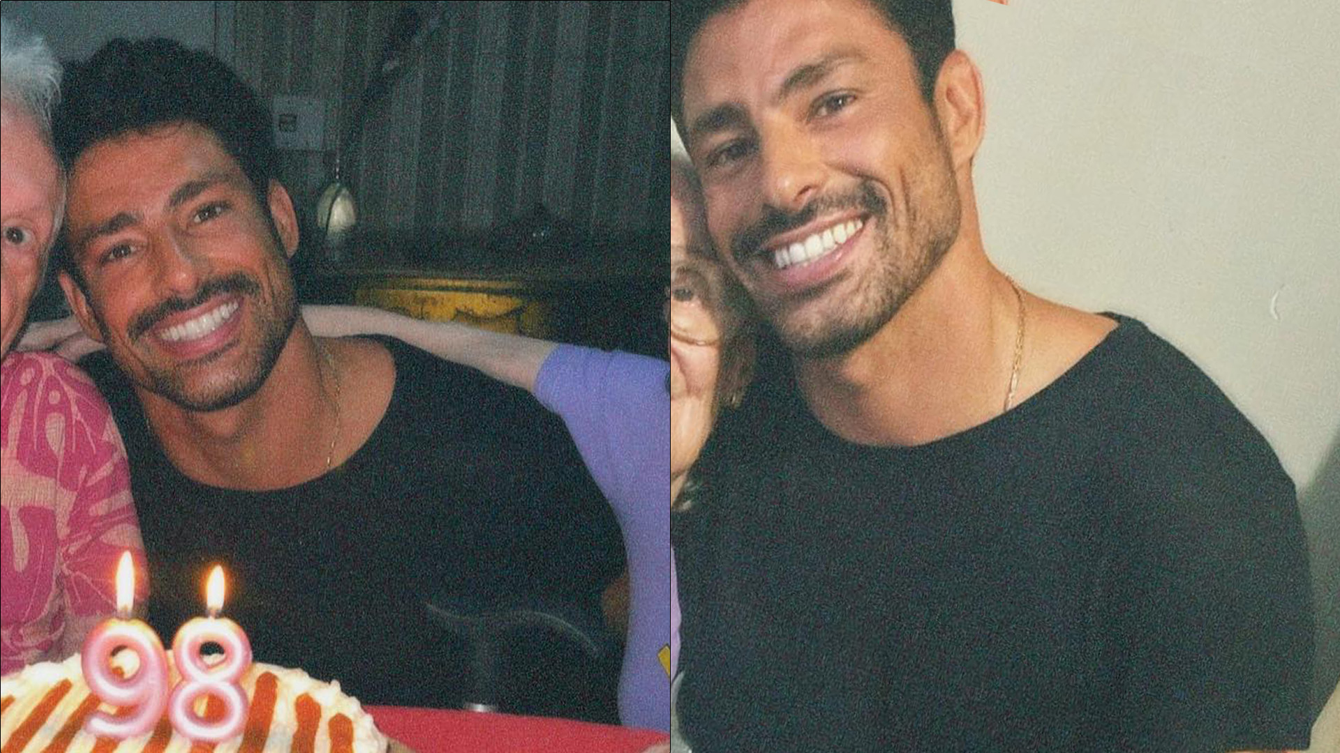 Cauã Reymond mostra clique raro com avó de 98 anos: “Celebrar a história”