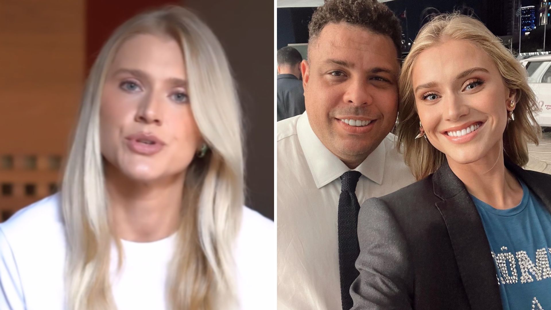 Celina Locks fala de apoio de Ronaldo após diagnóstico: “Isso é o diferencial”