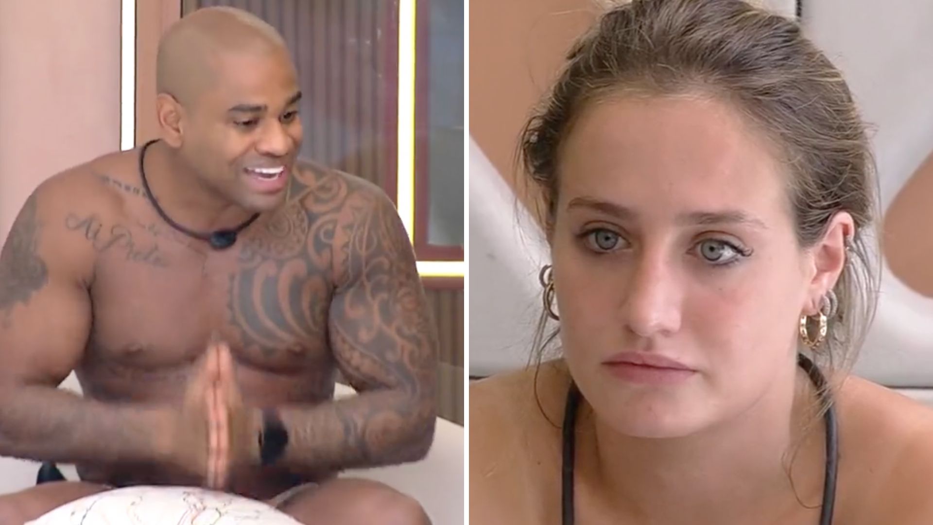 BBB23: Cézar maceta Bruna e deixa a sister calada: “Você consegue melhorar?”