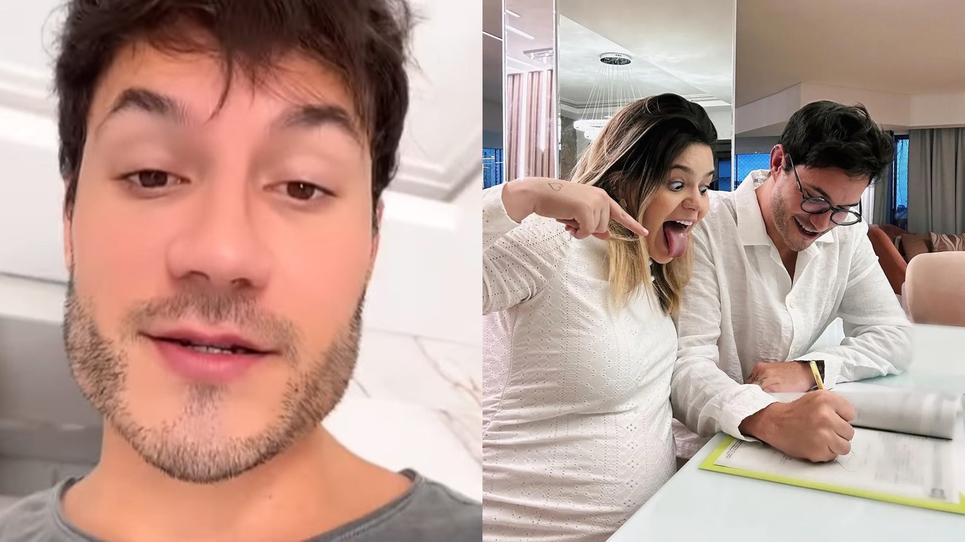 Ex-BBB Eliezer debocha após casamento com Viih Tube: “Fizeram bolões pra gente terminar”