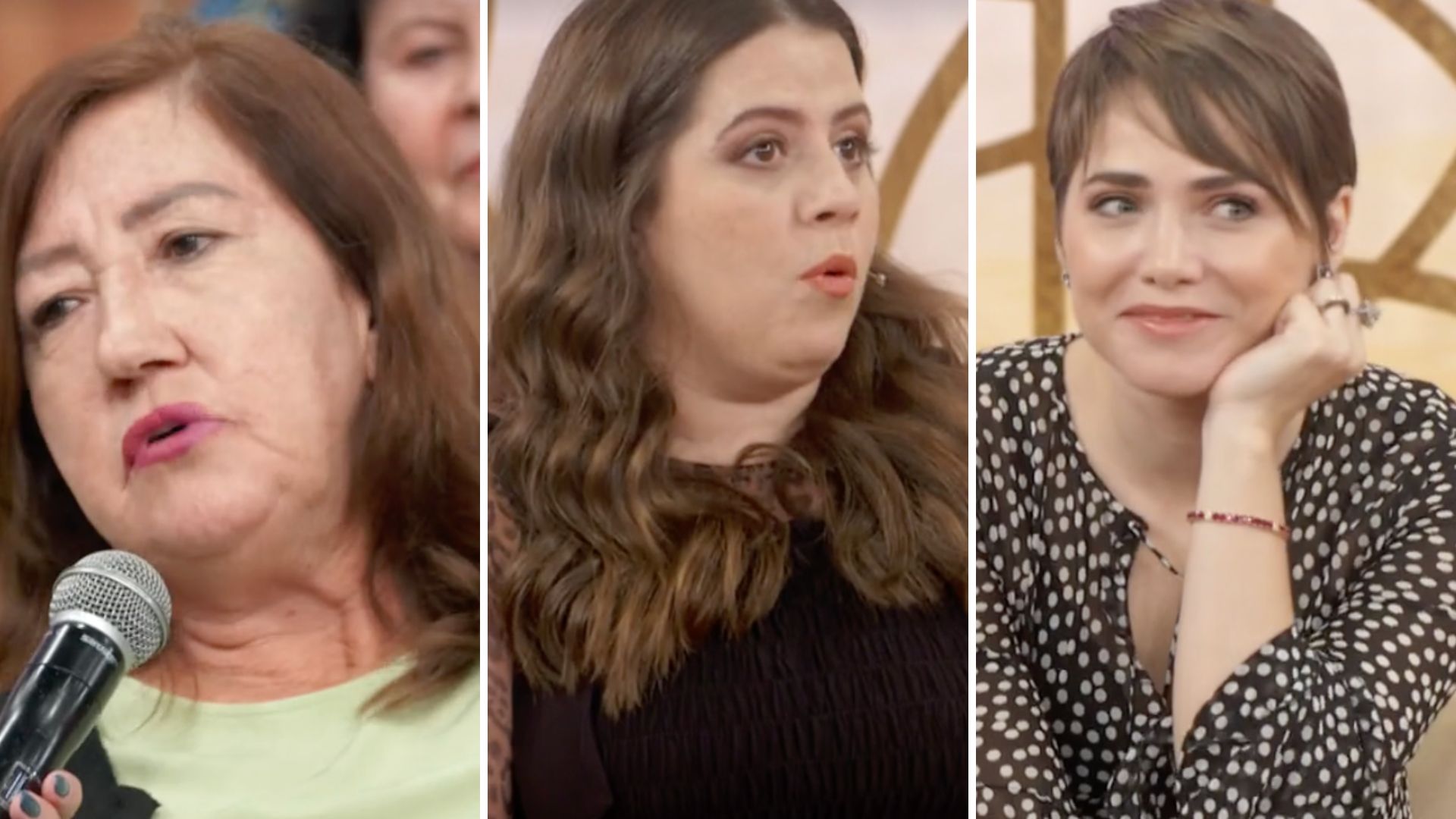 Senhora da plateia do ‘Encontro’ gera climão ao humilhar sister do BBB23: “Se sente”