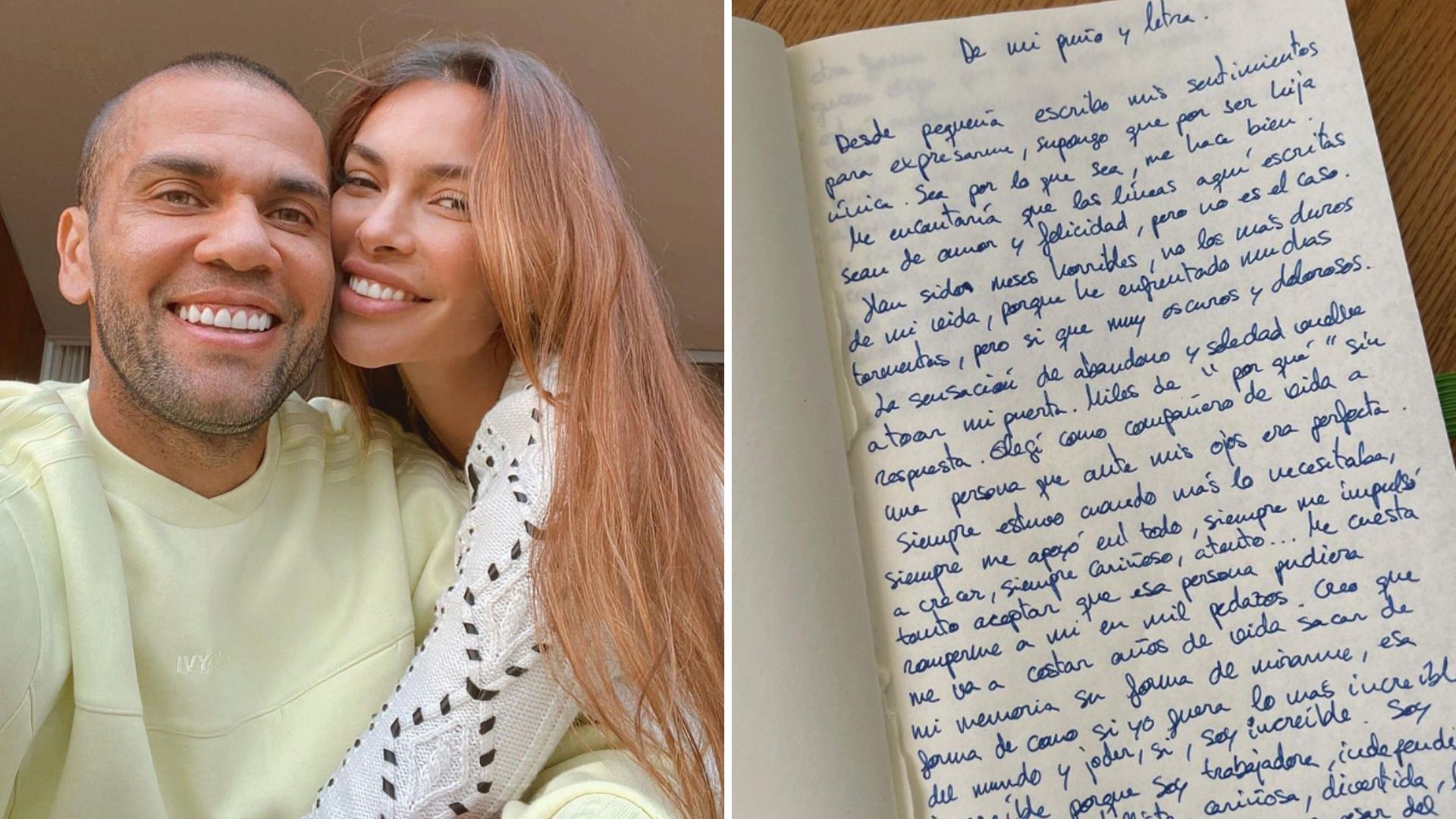 Esposa de Daniel Alves escreve carta em que anuncia separação: “Abandono e solidão”