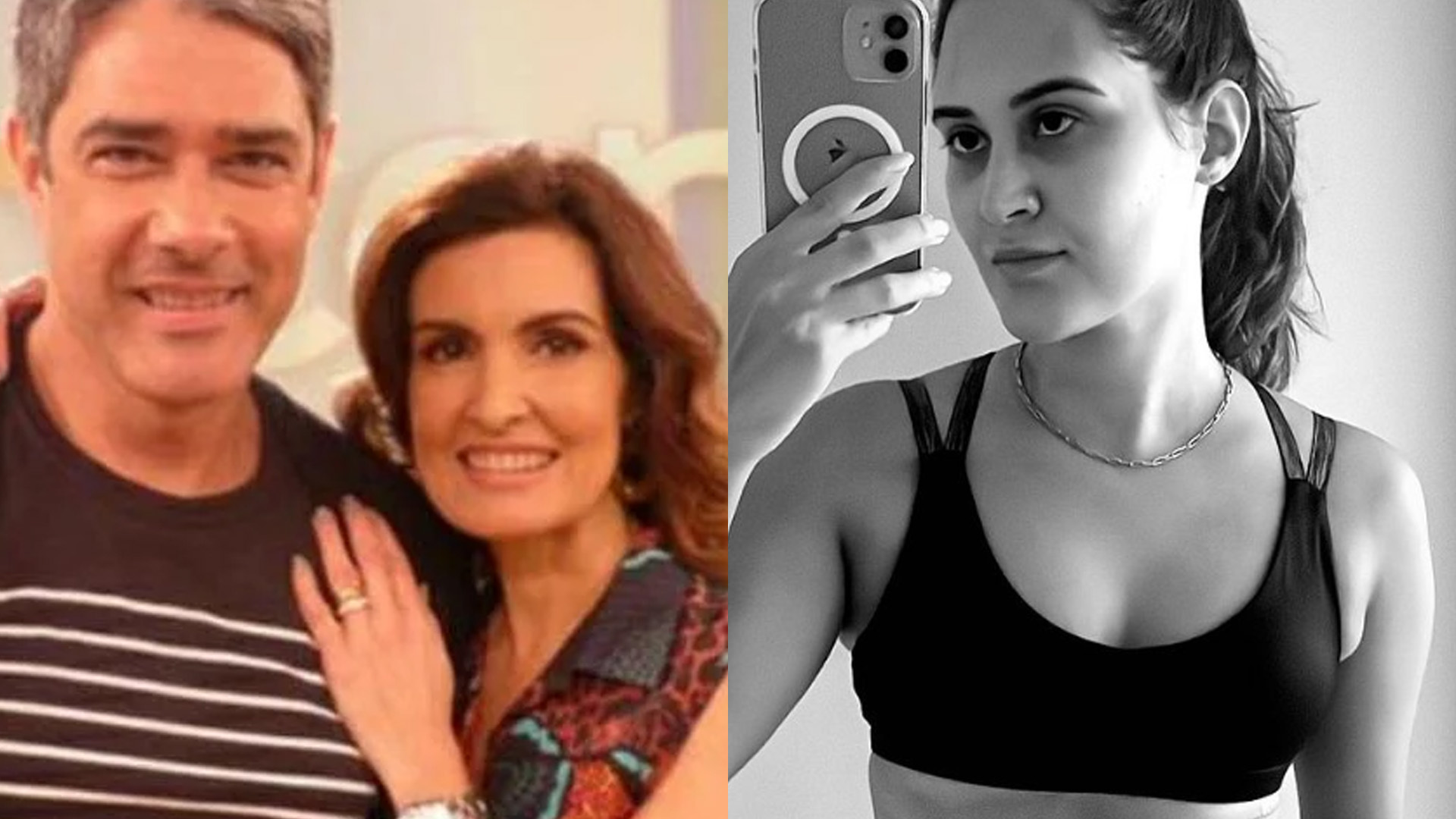 Filha de Fátima e Bonner, Beatriz Bonemer mostra barriga sarada e rosto natural